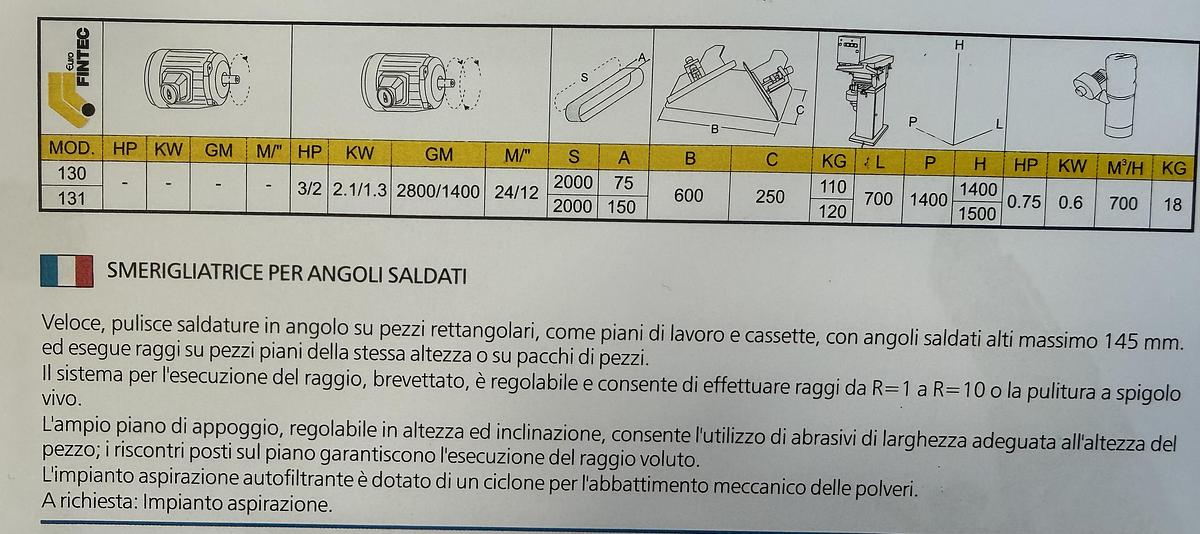 Usato FINTEC MOD.130
