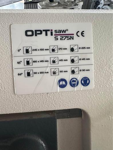 Usato Segatrice a nastro optimum S 275N