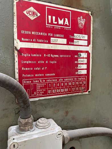 Usato CESOIA MECCANICA ILMA ILC