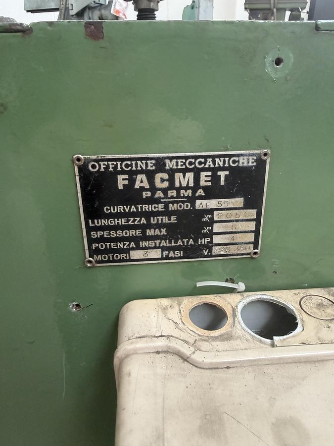 Usato CALANDRA FACMET 2050X6