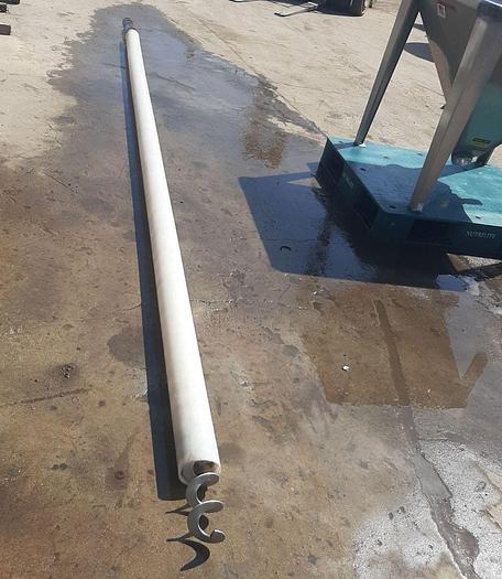 Used Conveyor, Screw, 4" X 18', S/st, Flexicon, 3 HP #S744461