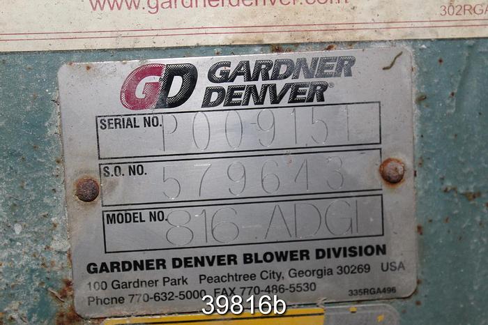 Used GD 816ADGL Blower #39816