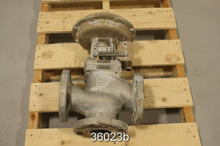Used Samson 580 941 3" 3-Way Control Steam Valve #36023