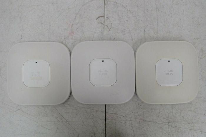 Used Lot of 3 Cisco AIR-LAP1142N-A-K9 Aironet Dual Band Access Points