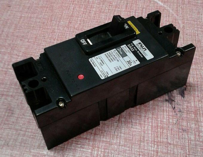 Used FUJI SA52 2 POLE 30 AMP CIRCUIT BREAKER