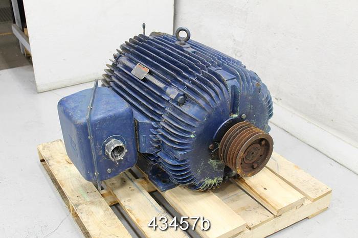 Used Reliance A/C Motor, 125 Hp, 1785 Rpm, 460 Volts #43457