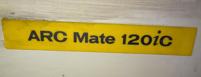 Used FANUC ARCMATE 120iC/10L 6 AXIS CNC MIG WELDING ROBOT WITH R30iA CONTROLLER