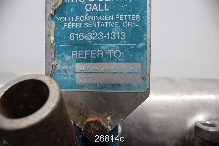 Used Ronningen Petter SS-A-206-BU-MX 6 Bank Frame With Header Pipes, Valves, No Canisters, Manual #26814