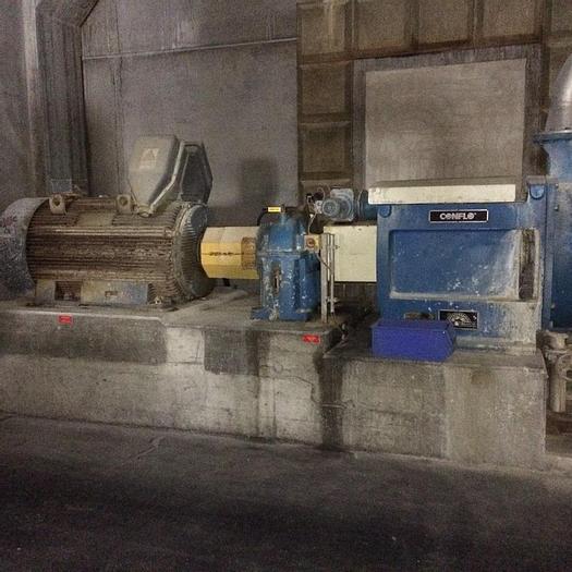Used SUNDS MDL JC 03 CONICAL REFINER W/ MOTOR & GEARBOX