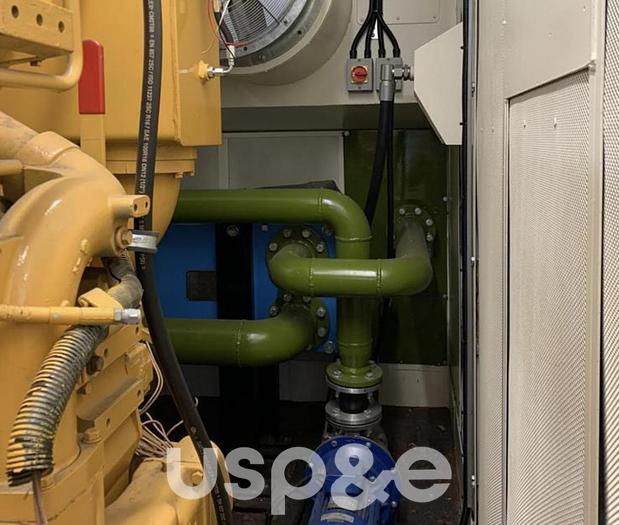 Used 1.2 MW 1990 Used Caterpillar 3516 Diesel Generator Set