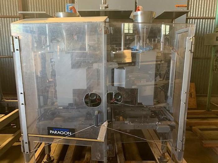Used Hayssen Paragon Twin Tube Form, Fill & Seal Bagger Twin