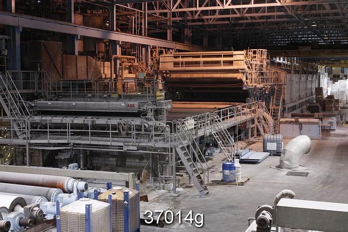 Used Metso 220" Trim Medium/Liner Fourdrinier Paper Machine #37014