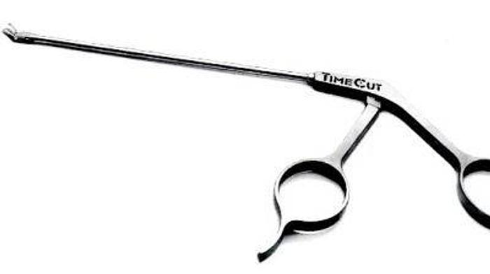 Used Punch Arthroscopy Timecut 45 Degree Left 5 by 2.3mm Depth 3.5mm by 165mm to Shoulder AESCULAP FO757