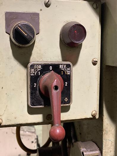 Used JOHANSSON FLOOR STANDING JACK KNIFE GEARED HEAD POWER FEED SINGLE SPINDLE DRILL