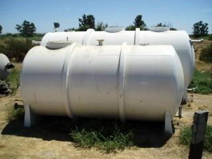 Used Tank, 1,300 Gallon, S/st, Lox, 60 PSI, Jkt, Horiz, Cryogenic #S733092
