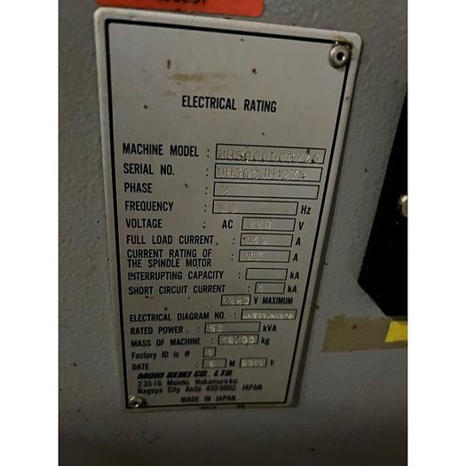 Used MORI SEIKI NH-5000 HORIZONTAL MACHINING CENTER