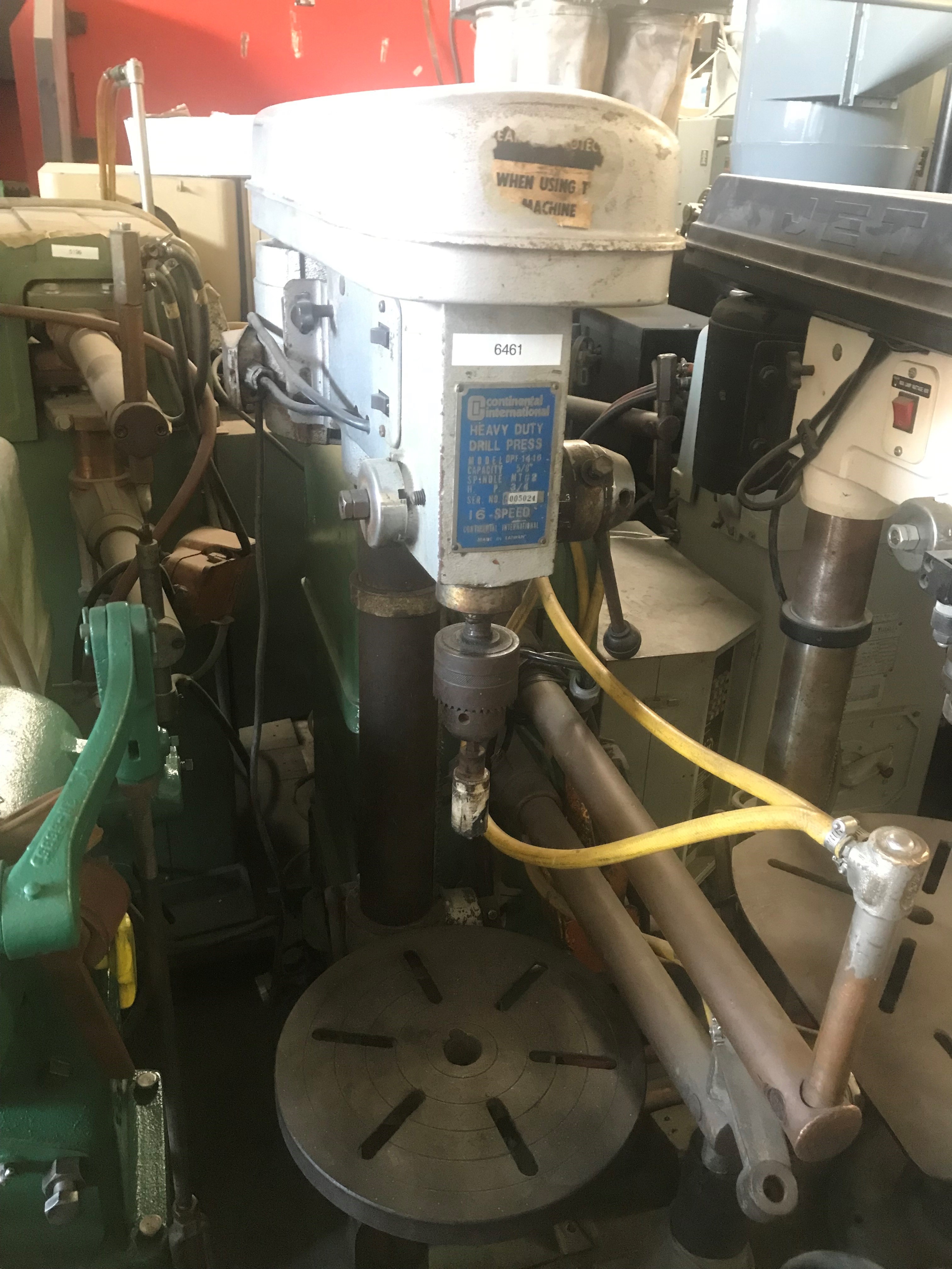 Used Continental DPF-14-16 Floor Drill Press 14" #6461 #1