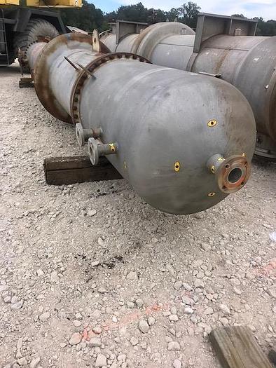Used Used Southern Heat Exchanger Corp.  Approximately 2633 sq ft. 316L stainless steel shell and tube heat exchanger