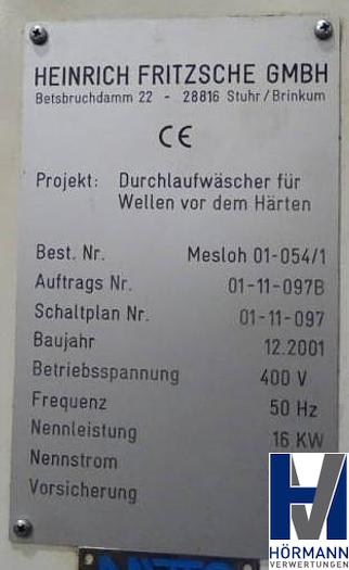 Gebraucht 2001 Heinrich Fritzsche Messloh 01/0541