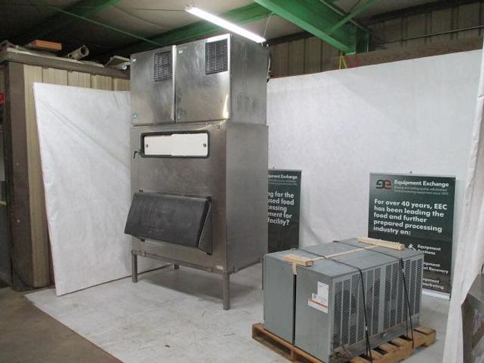 Used Hoshizaki F-2001MRJ3 Remote Cooled 2098 LB Flake Ice Machine - 3-Phase
