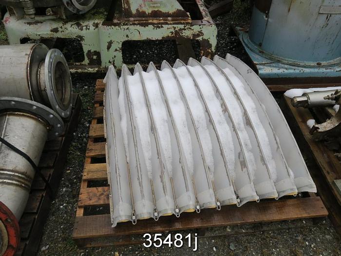 Used Polcon Vargo 4 Super Drum Filter, Size 4, 16' Drum Length #35481