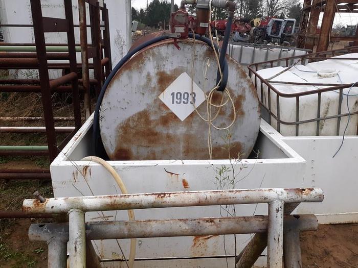 Used USED DIESEL FUEL TANK 122" L X 50" DIAMETER 1,000 GALLONS