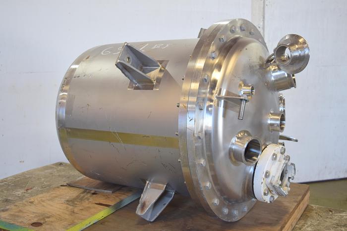 Used Precision Stainless Inc., 100 gallon process stainless tank vessel