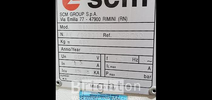 Used 2001 SCM Sandya Win CS63, Used Widebelt Sander