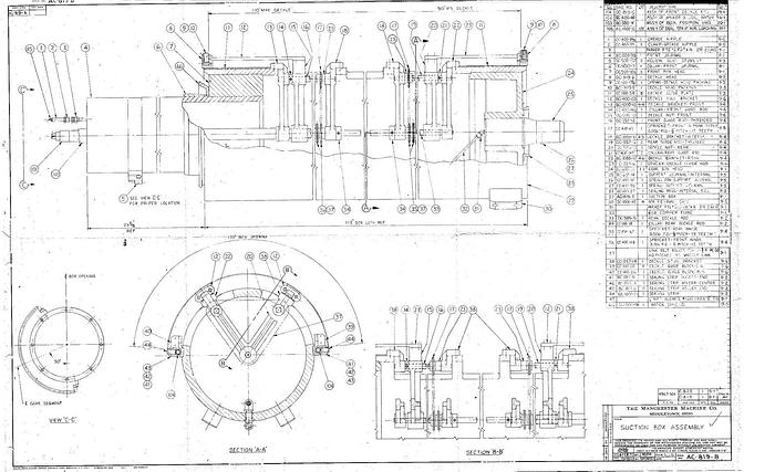 Used PAPER MACHINE COMPONENTS #24906