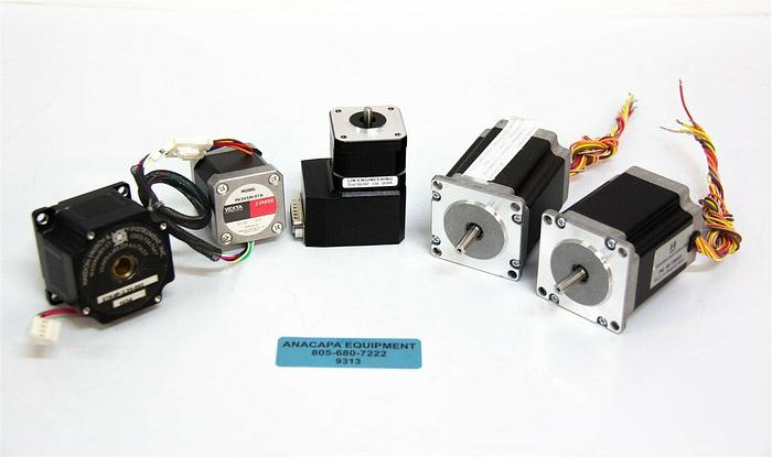 Used Lot of 5 Stepper Motors PK245M-01A TO-4118S-09D 57K4P-3.25-002 DC 2.1A.New 9313K