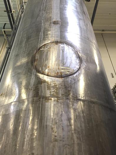 Used Tank, 4,750 Gallon, S/St, 6' X 21', FT/DB (2) #S740651