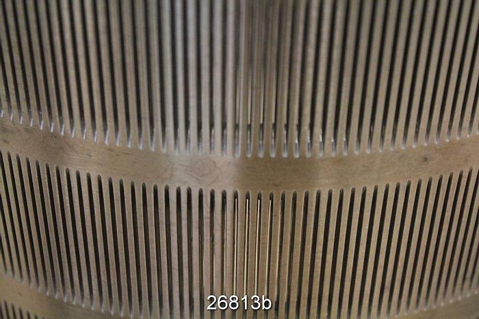 Unused Voith Sulzer AXIGUARD Axiguard Pressure Screen Basket, 0.006" Slots, Unused, 7 Slots Per Inch #26813