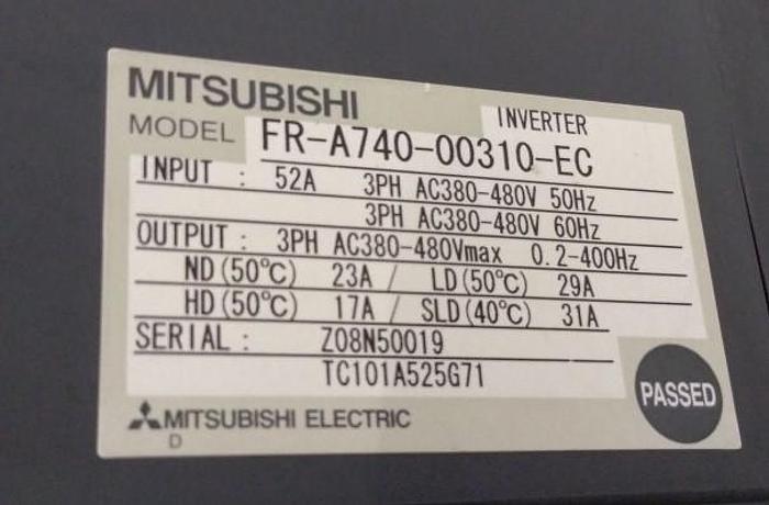 Gebraucht Frequenzumrichter FR-A740-00310-EC, Mitsubishi Electric, 11KW, gebraucht