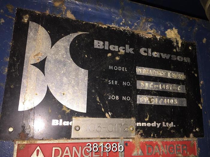 Used Black Clawson Hydrapurge III 48-3000 #38198