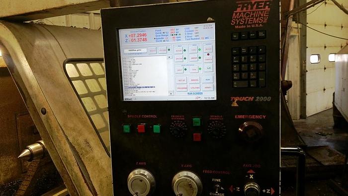 Used 2003 Fryer CNC Combination Flat lathe, Model ET 30, 30" x 80", 1500 rpm, 30 hp, Conversational Fryer CNC ID17637