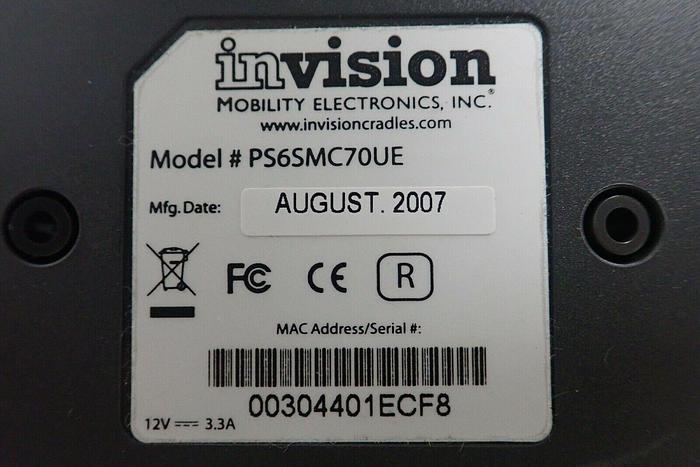 Used Invision Model PS6SMC70UE Cradle Charge Dock Charging Base
