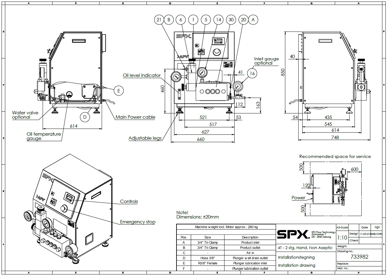 NEW - 2025 APV Pilot 4T Homogenizer