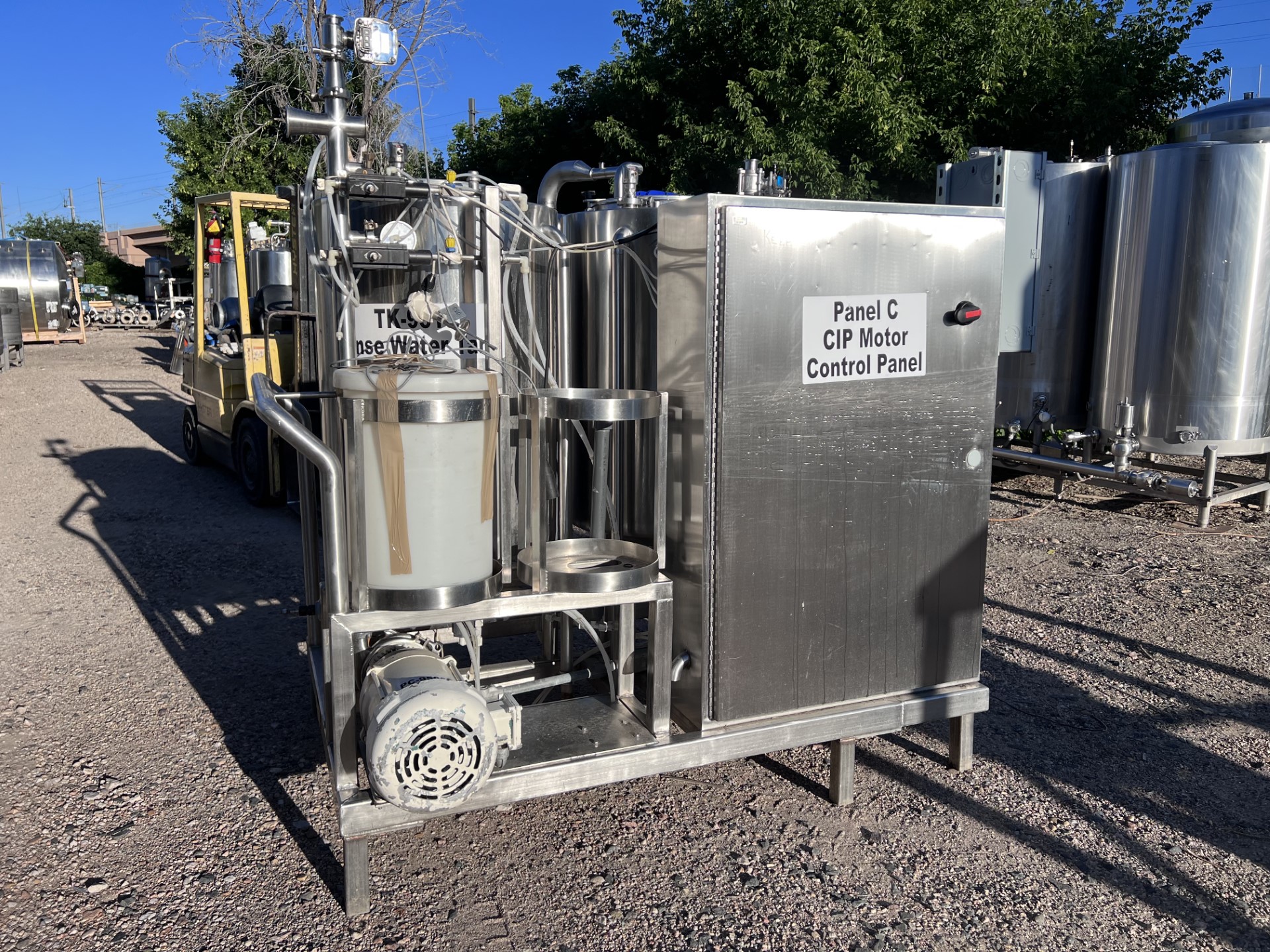 Used 2 TANK CIP SYSTEM