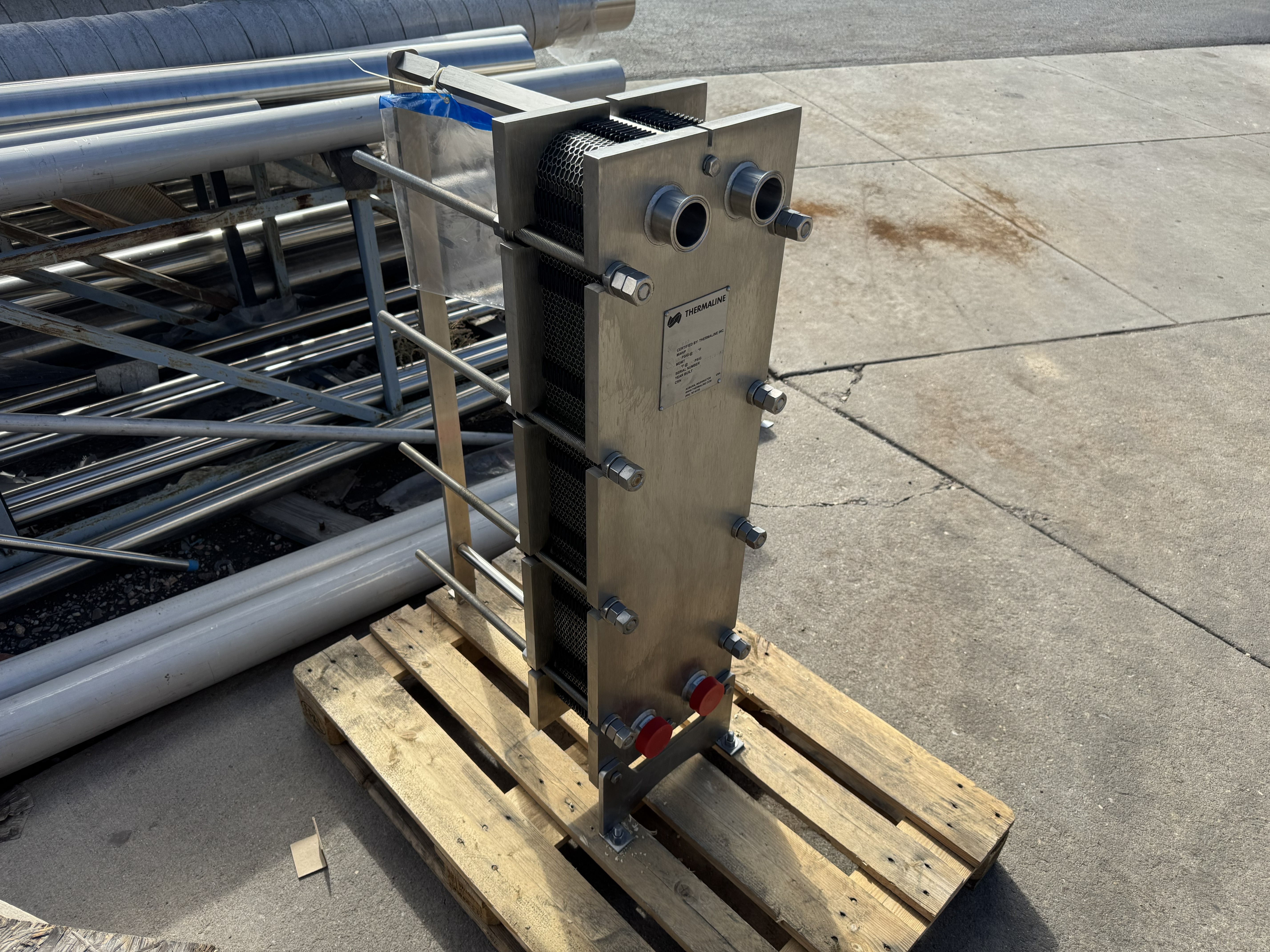 THERMALINE PLATE HEAT EXCHNAGER