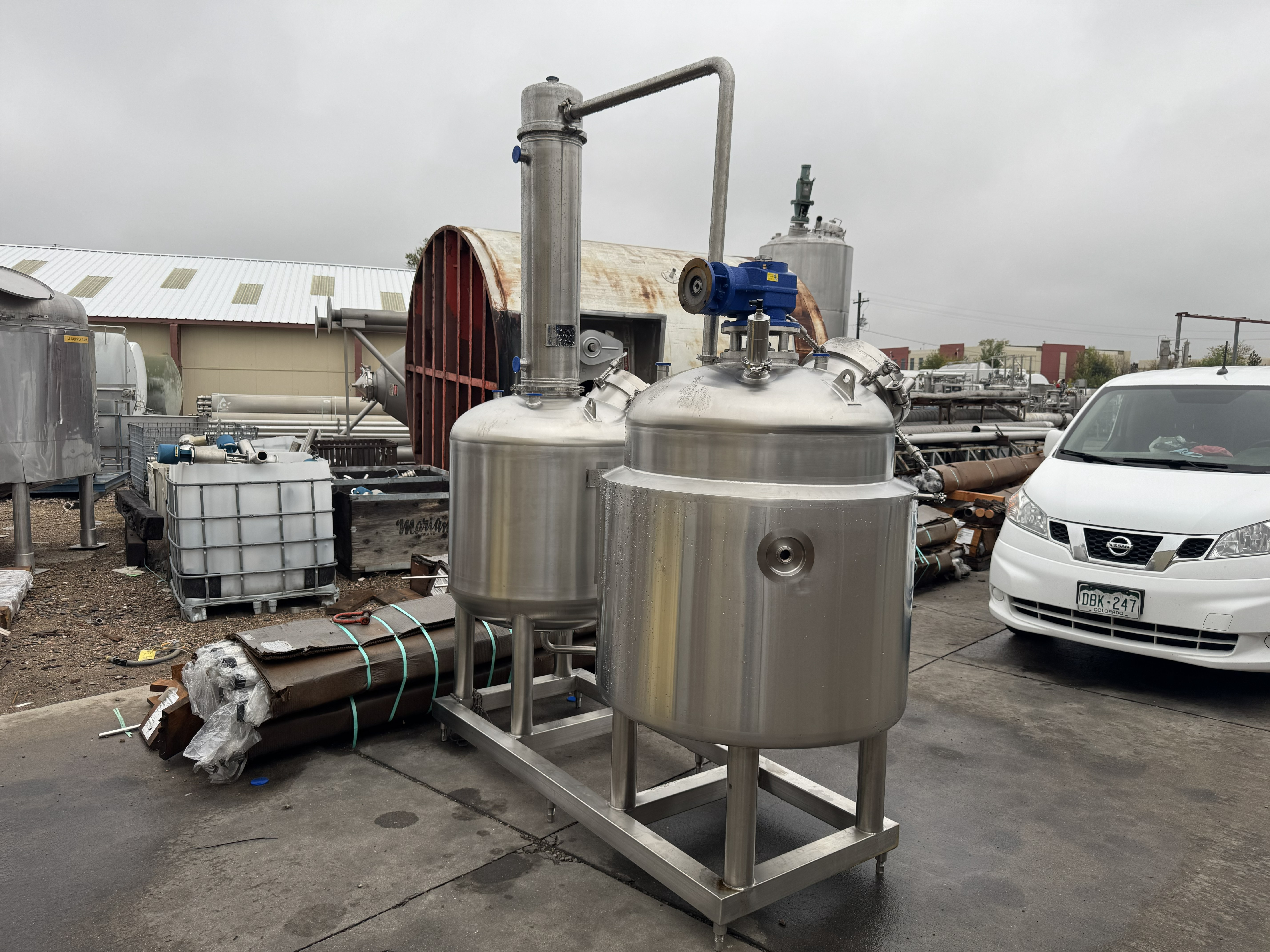 Used BULK EVAPORATION AND SEPARATION SYSTEM