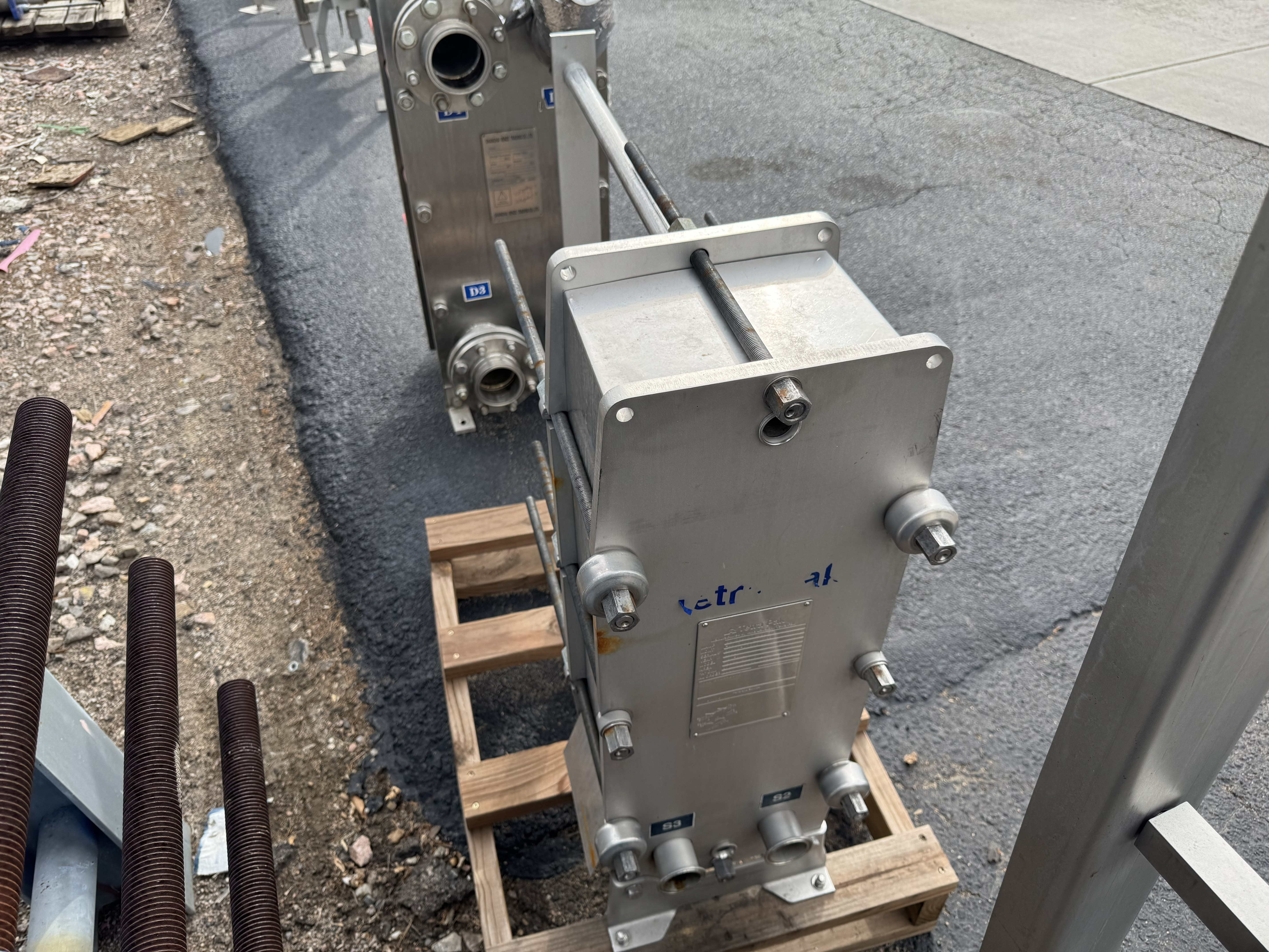 Used ALFA LAVAL PLATE HEAT EXCHANGER