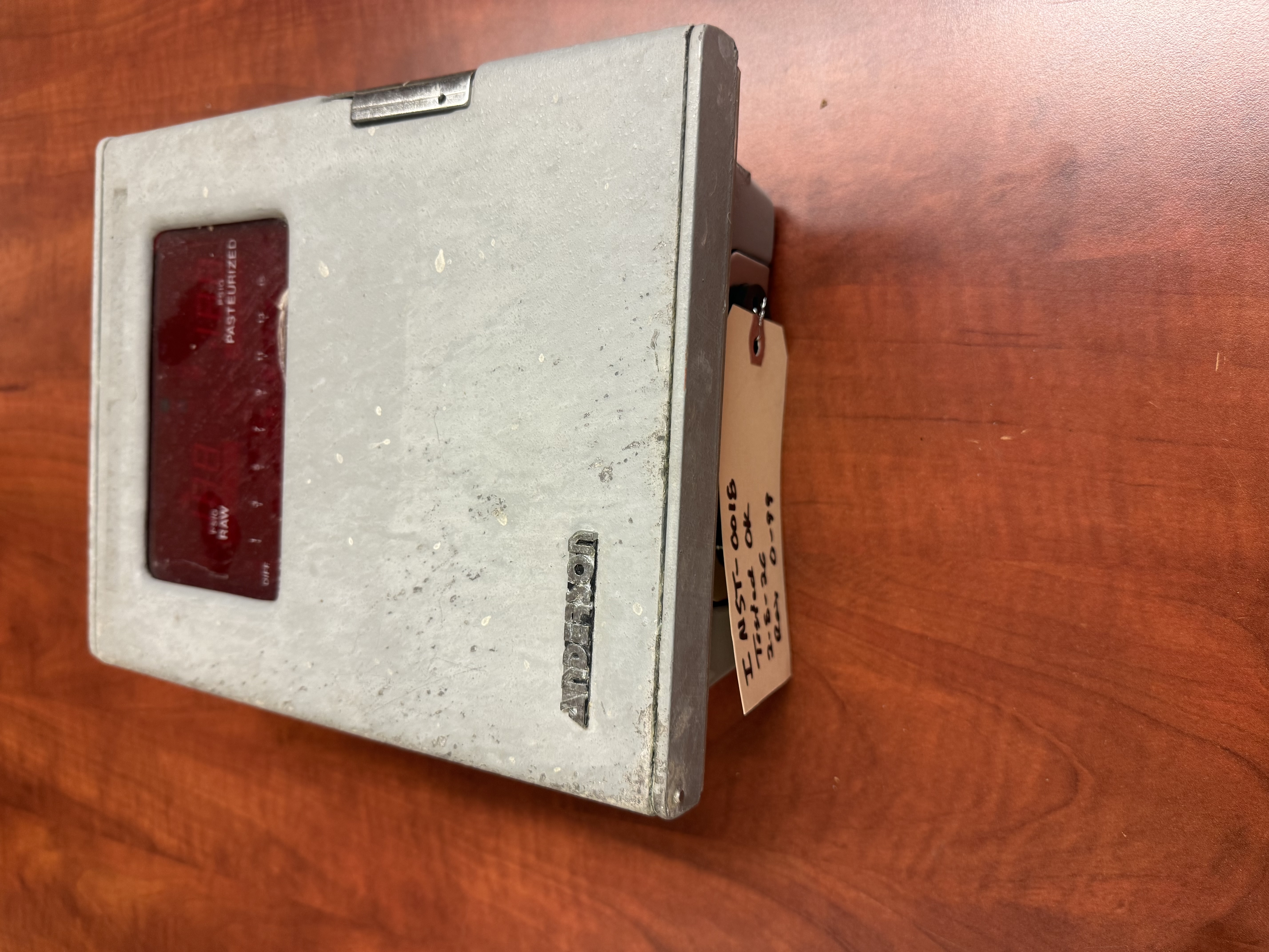 Tested ANDERSON INSTRUMENT GB1070G097121