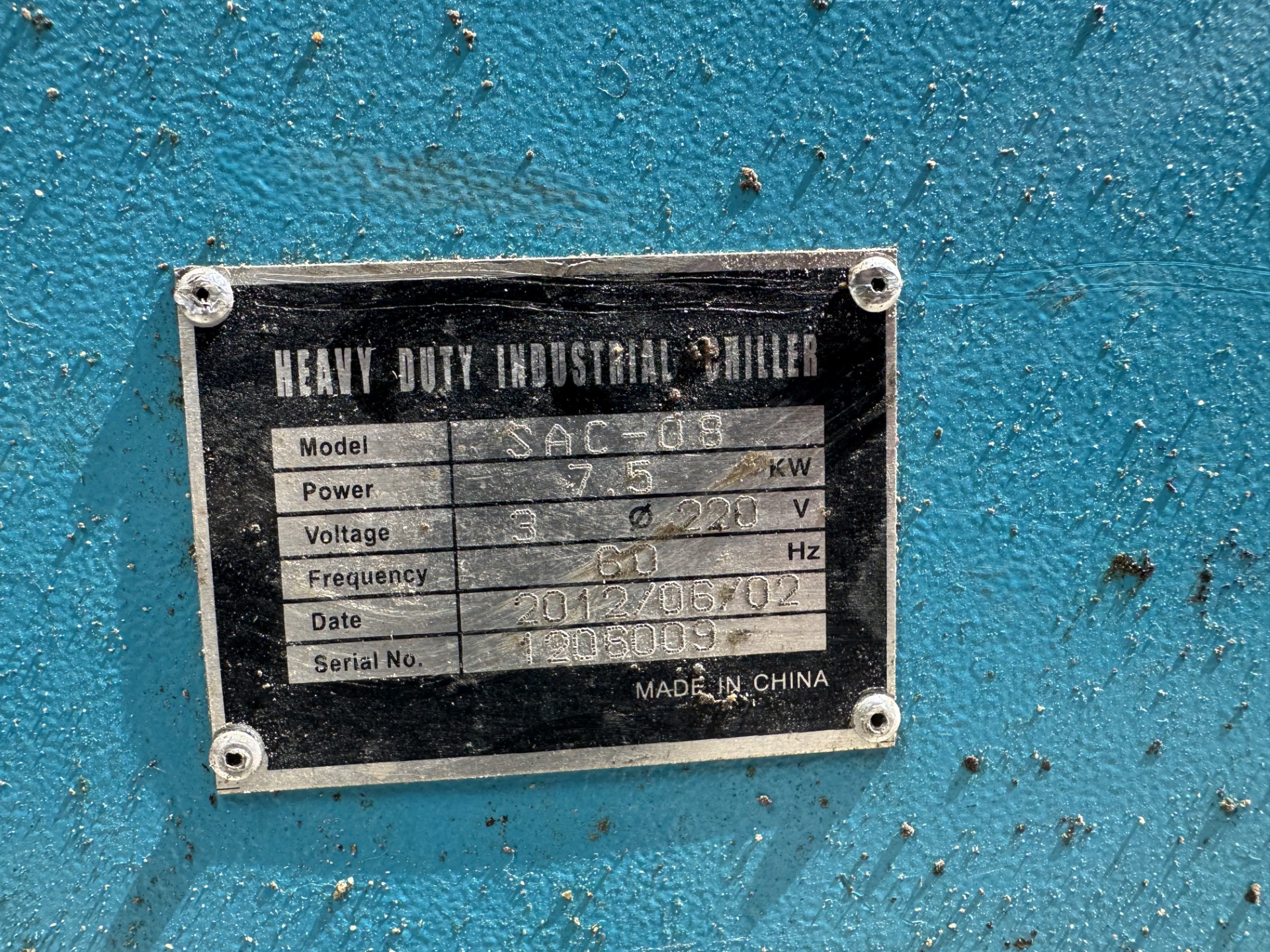 Tested AIR COOLED CHILLER