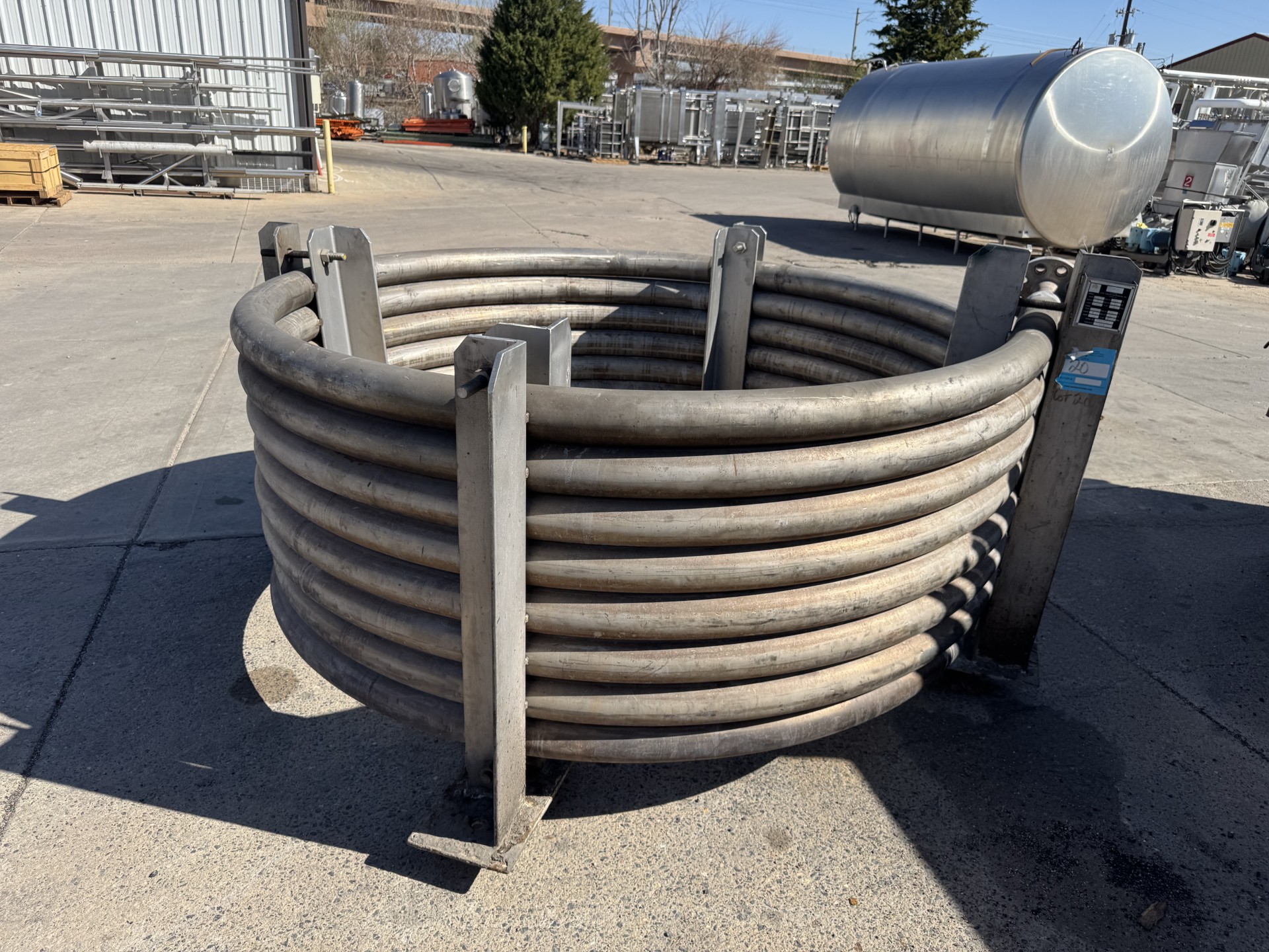 Refurbished SPIRAL TUBE HEAT EXCHANGER