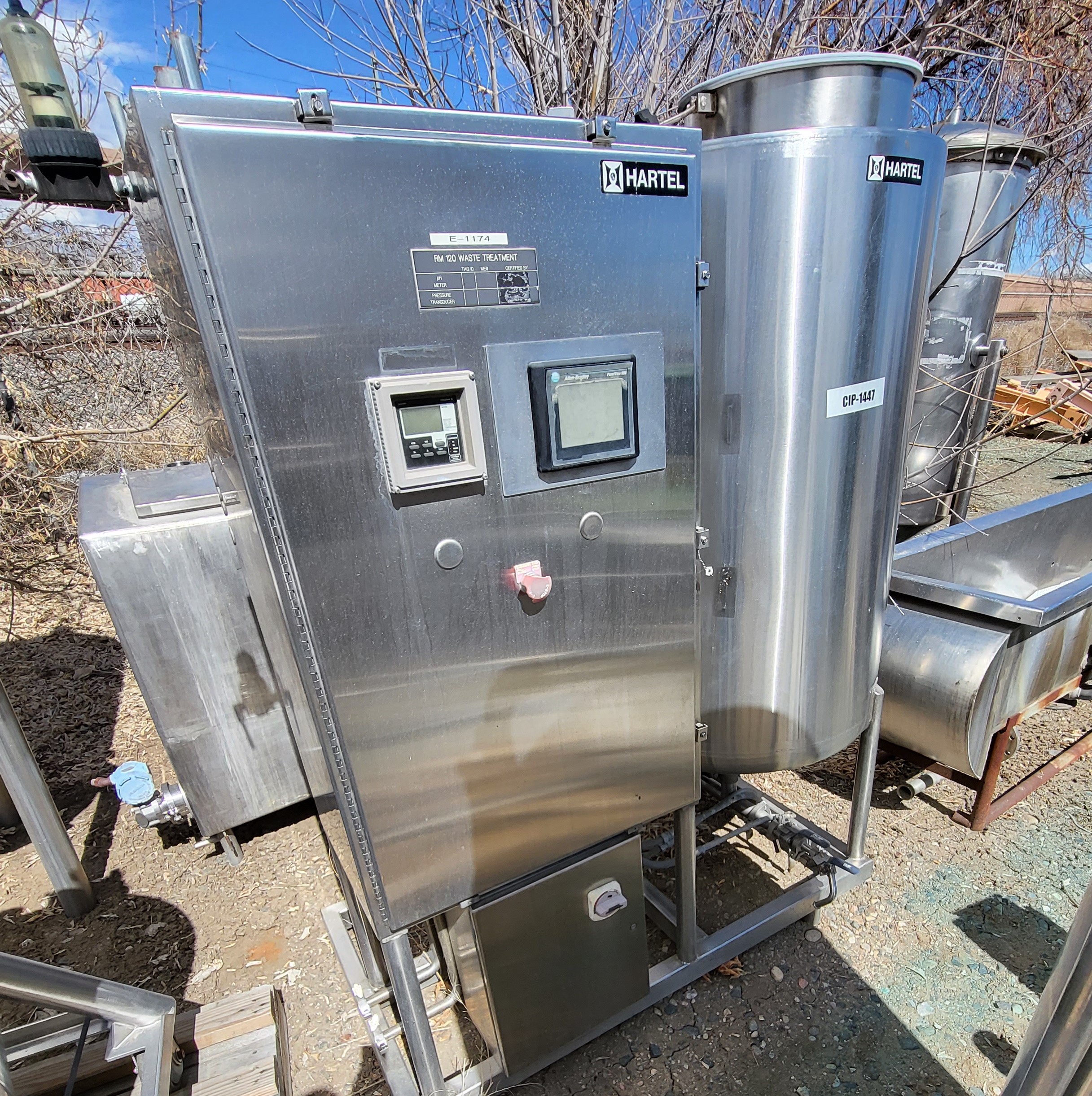 Used HARTEL CIP SKID