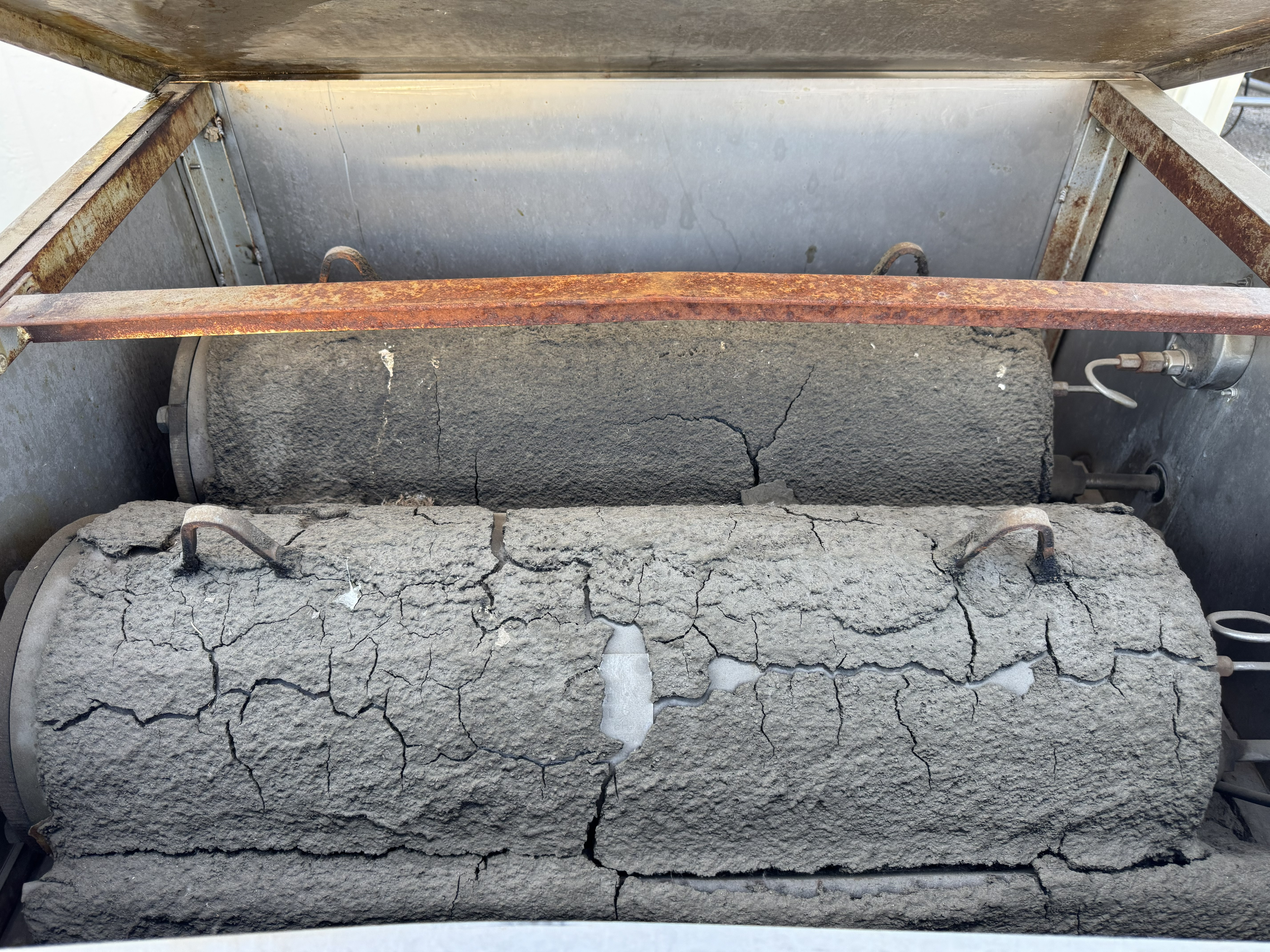 Used 11 SQ. FT. CREPACO SCRAPED -SURFACE HEAT EXCHANGER