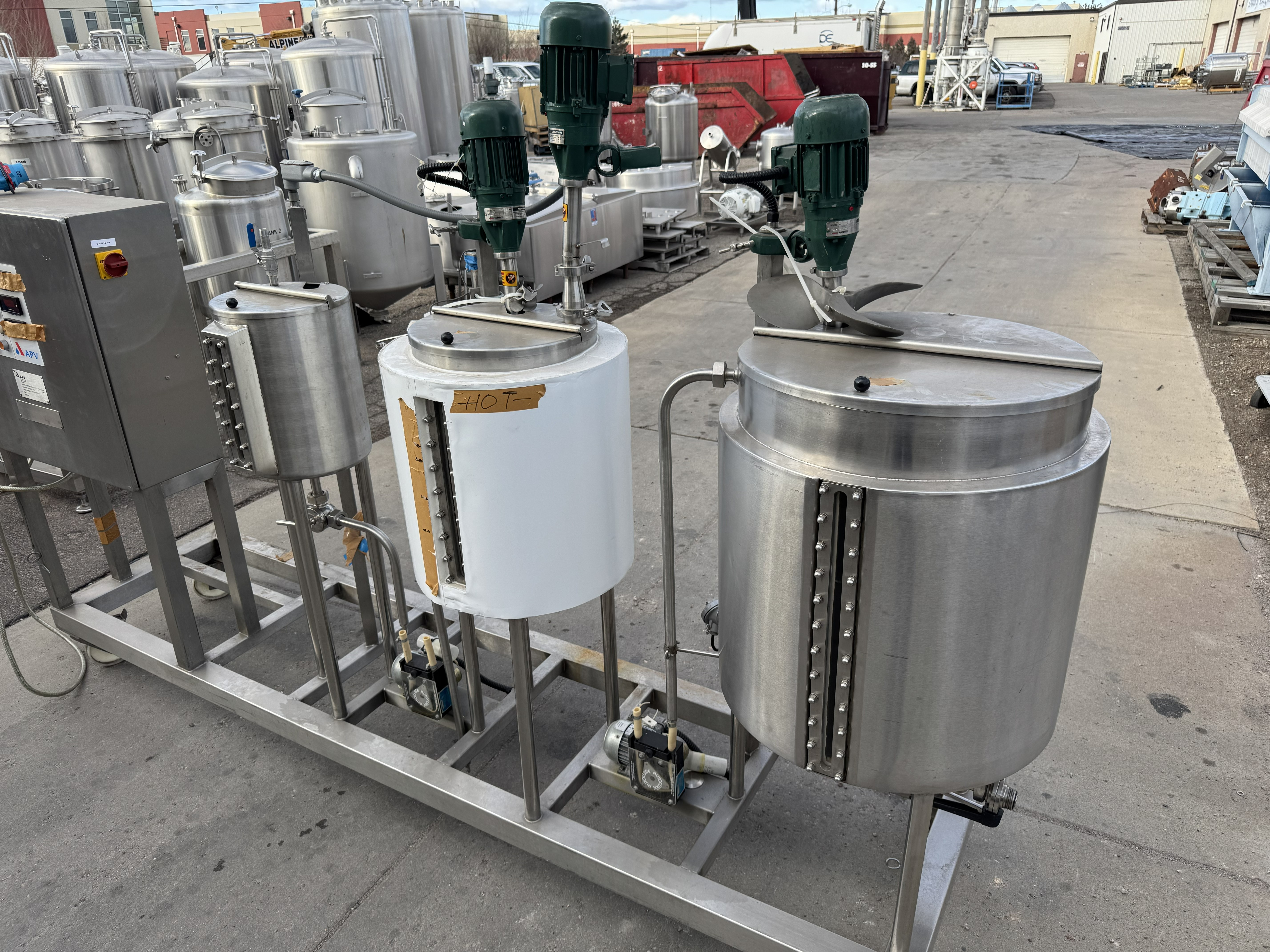 Used APV FERMENTATION SKID