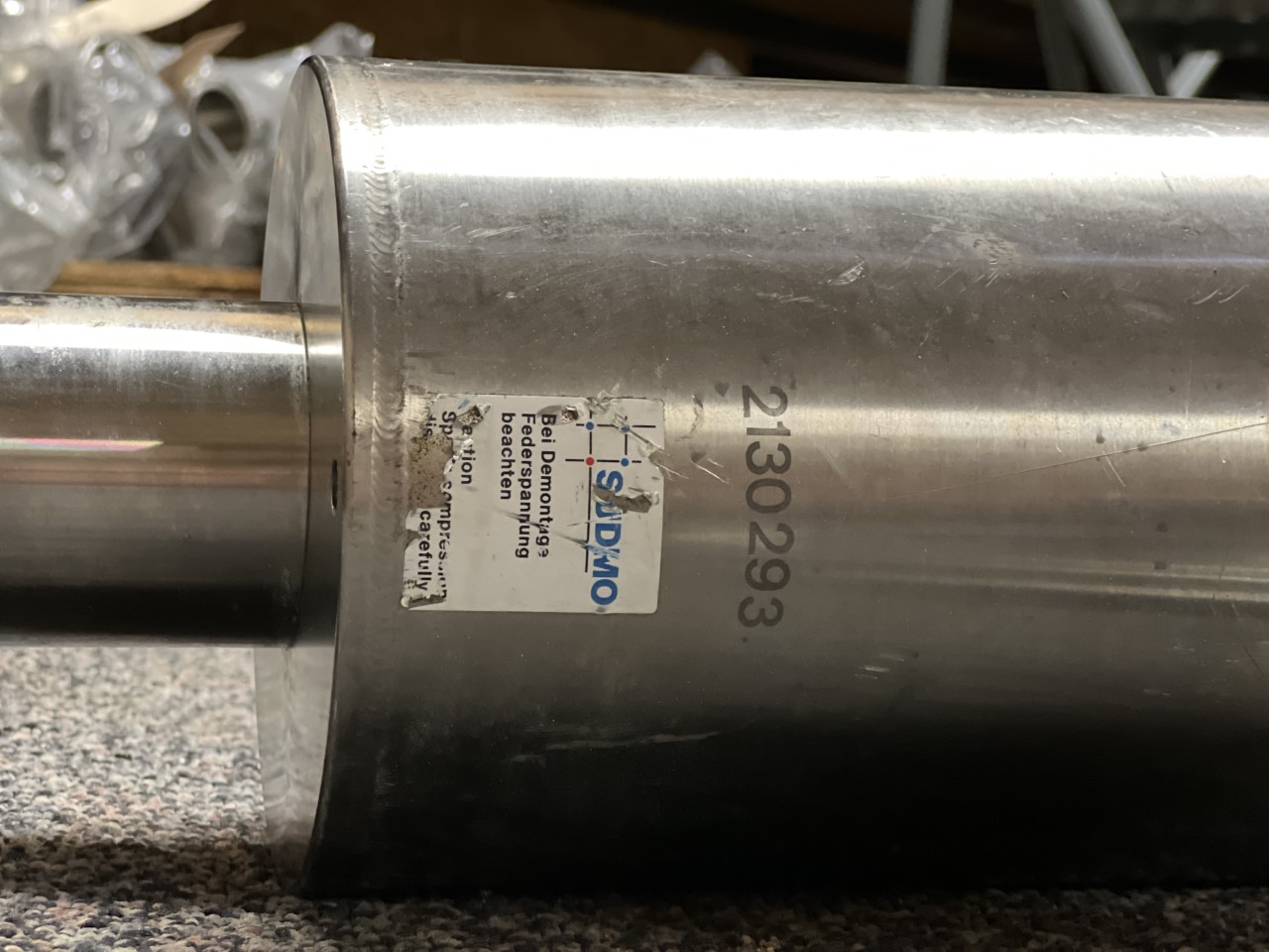 Used SUDMO 3" THROTTLING VALVE