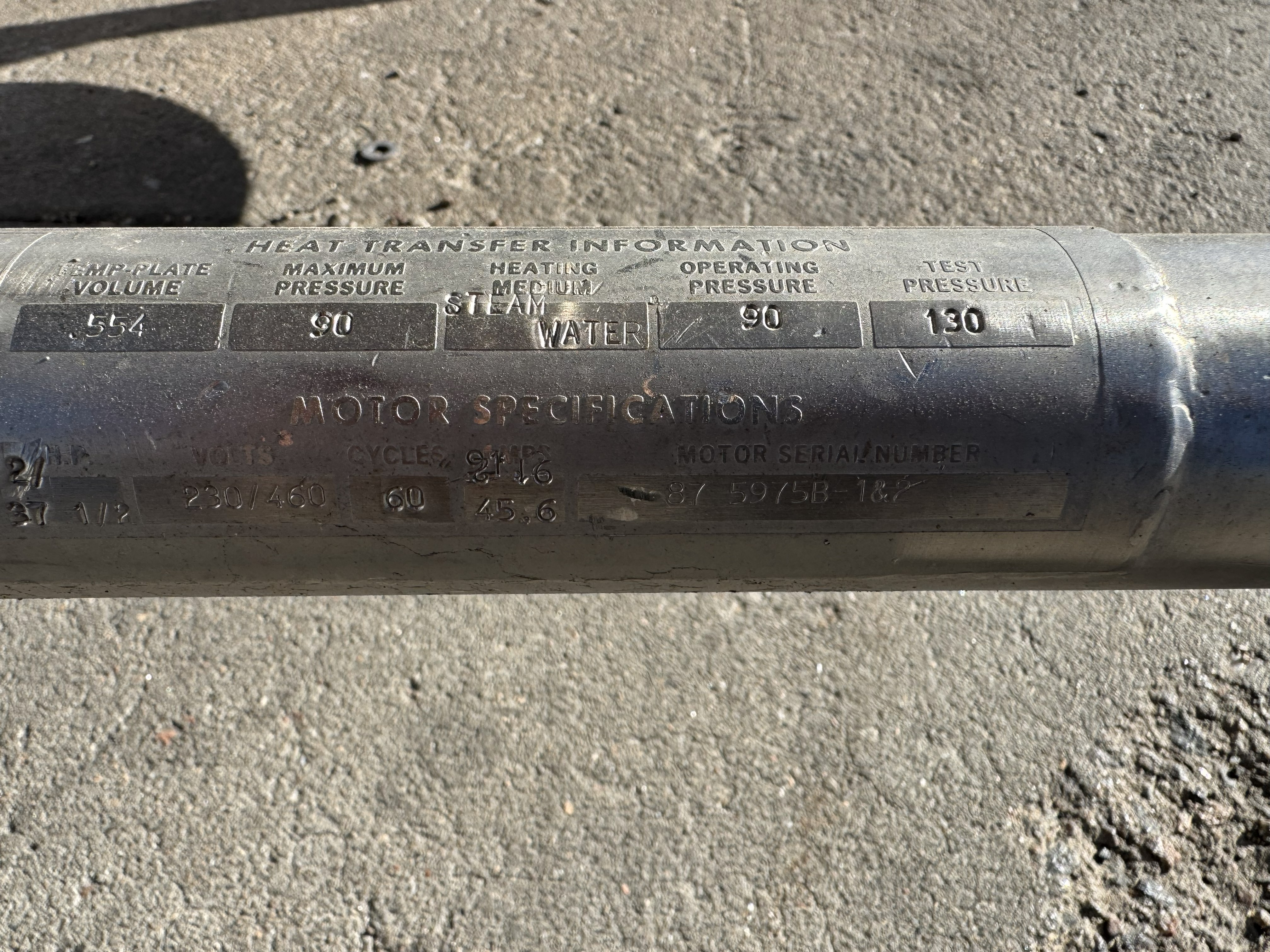 Used DUAL AGITATOR LIQUIFIER TANK