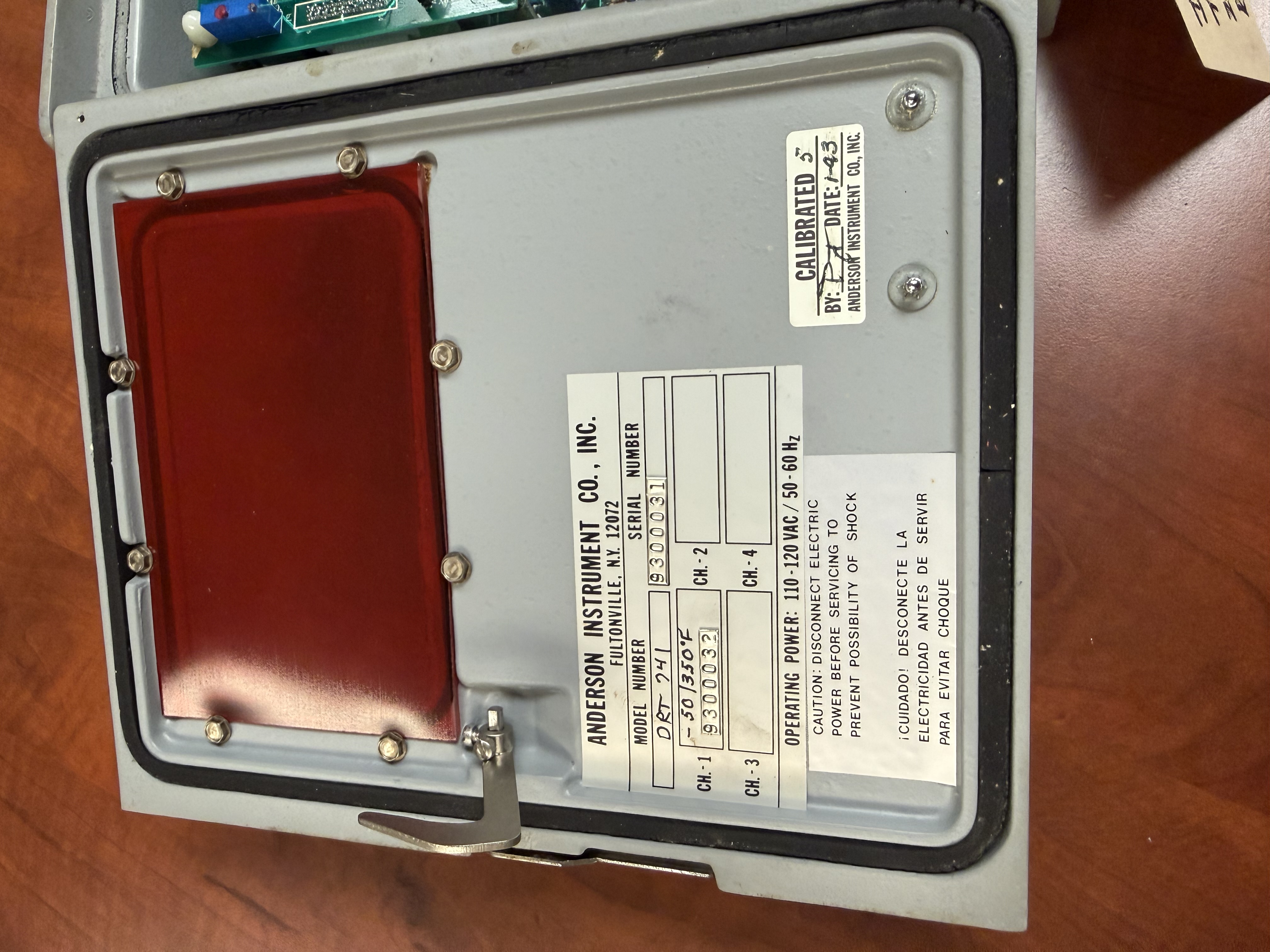 Tested ANDERSON INSTRUMENT DRT741